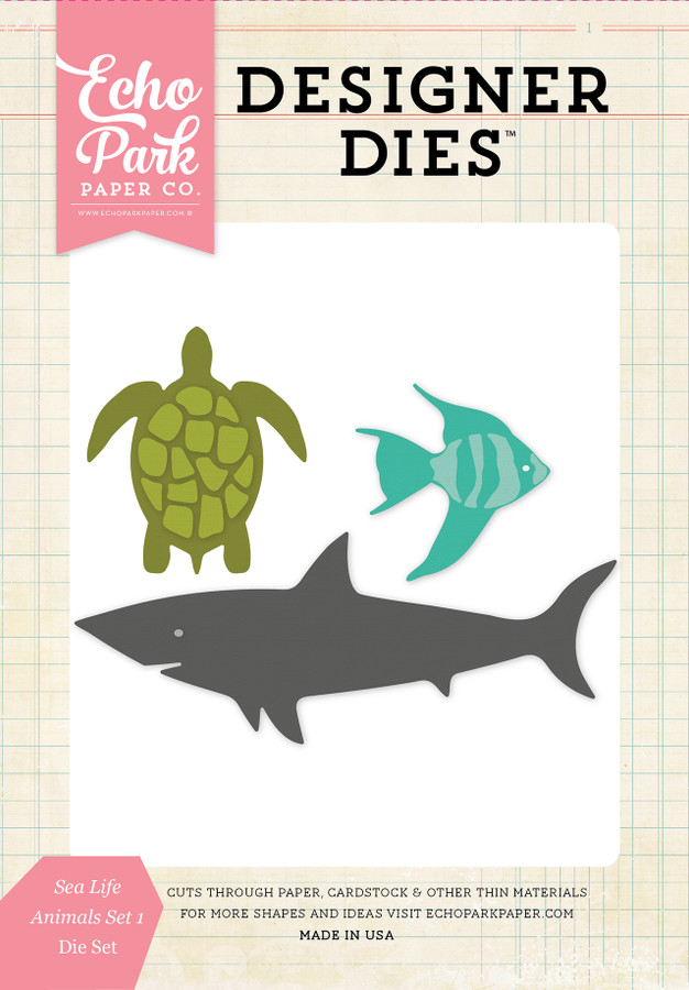 Sea Life Animals #1 Large Die Set