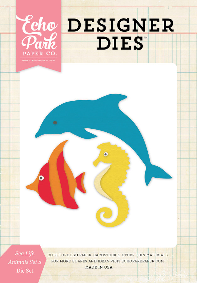 Sea Life Animals #2 Large Die Set