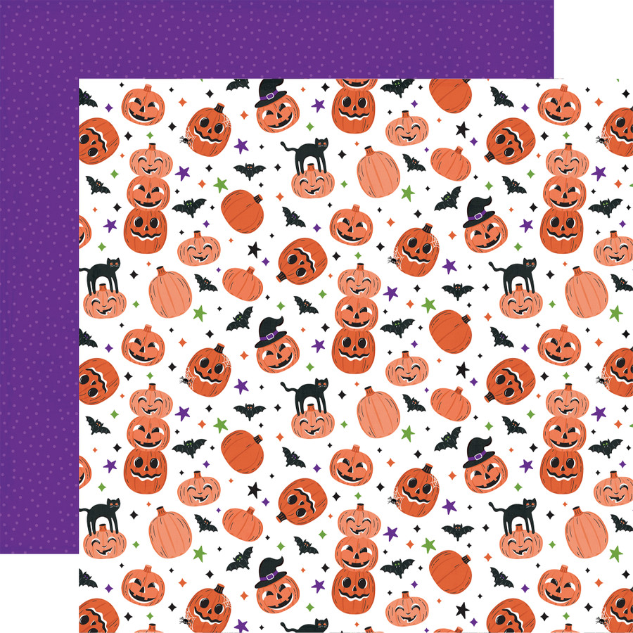 Ghosts And Goblins: Pumpkin Fun 12x12 Patterned Paper