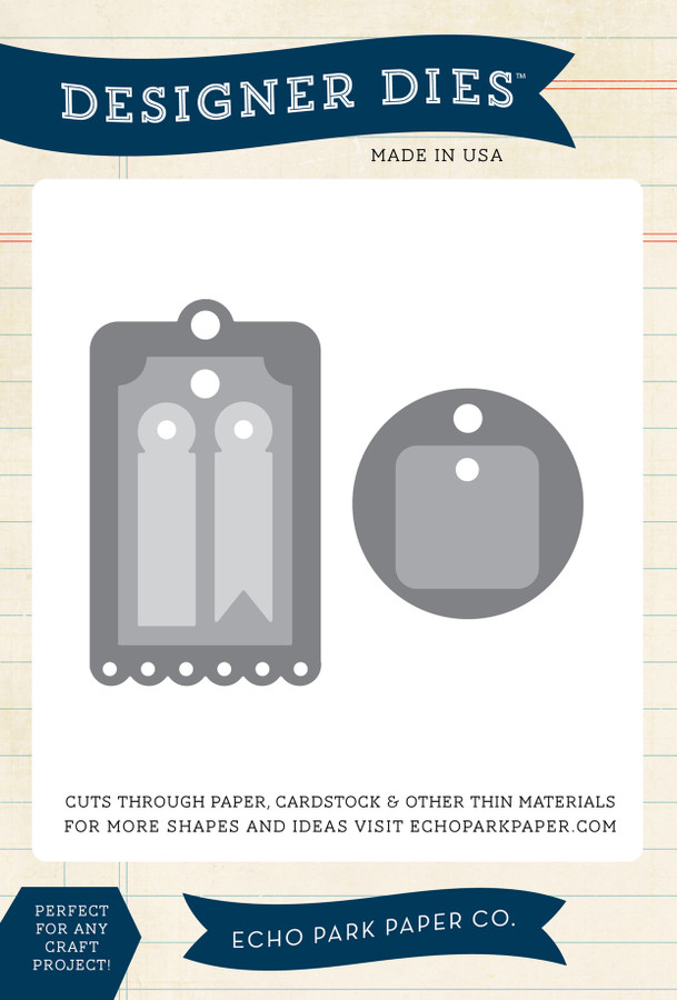 Large Designer Tag Large Die Set
