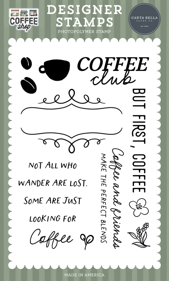 Coffee Shop: Coffee Club Stamp Set
