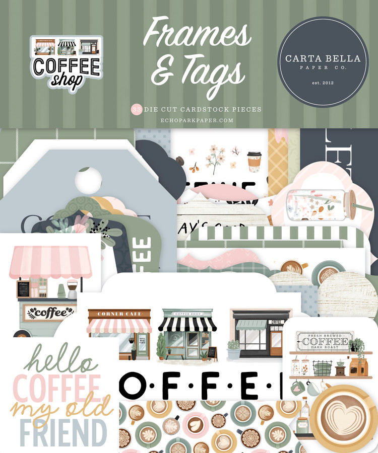 Coffee Shop Frames & Tags