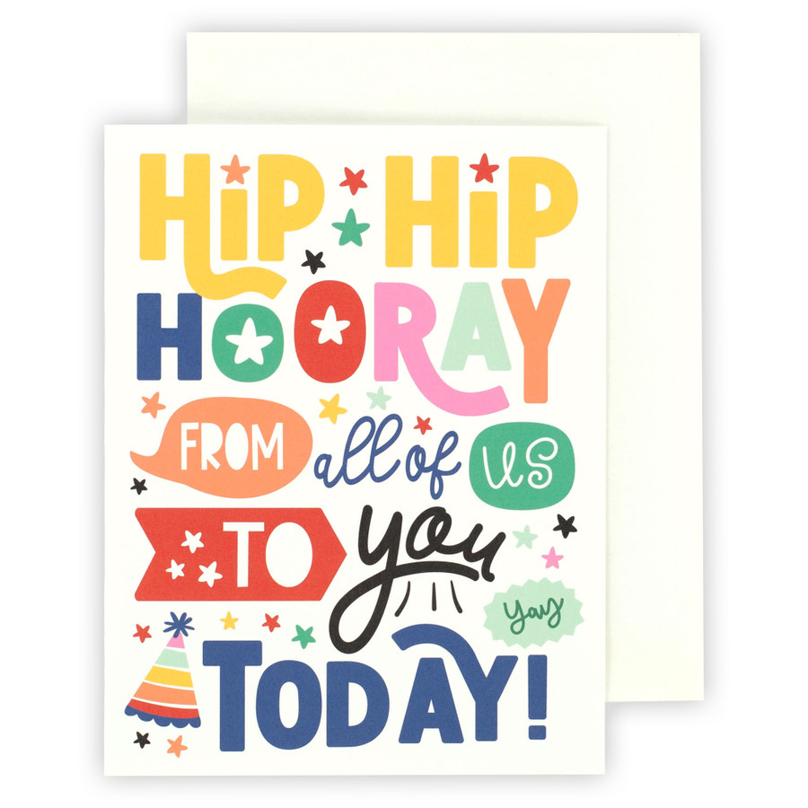 Hip Hip Hooray Greeting Card