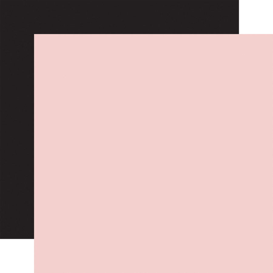 Coffee Shop: Pink / Black 12x12 Coordinating Solid Paper
