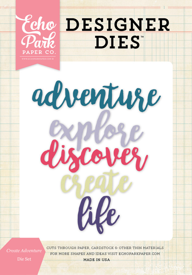 Create Adventure Word Large Die Set