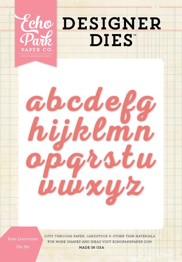 Kate Lowercase Large Die Set