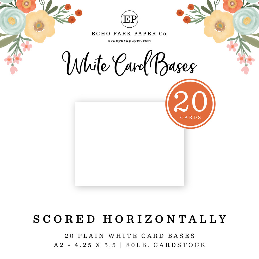 A2 Scored Horizontal Card Base Set