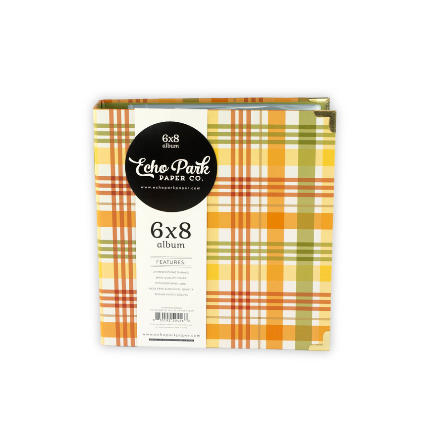 Winnie The Pooh Autumn: The Colors Of Fall Plaid 6X8 Album