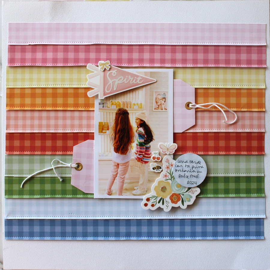 Gingham Spirit Layout Digital Instructions