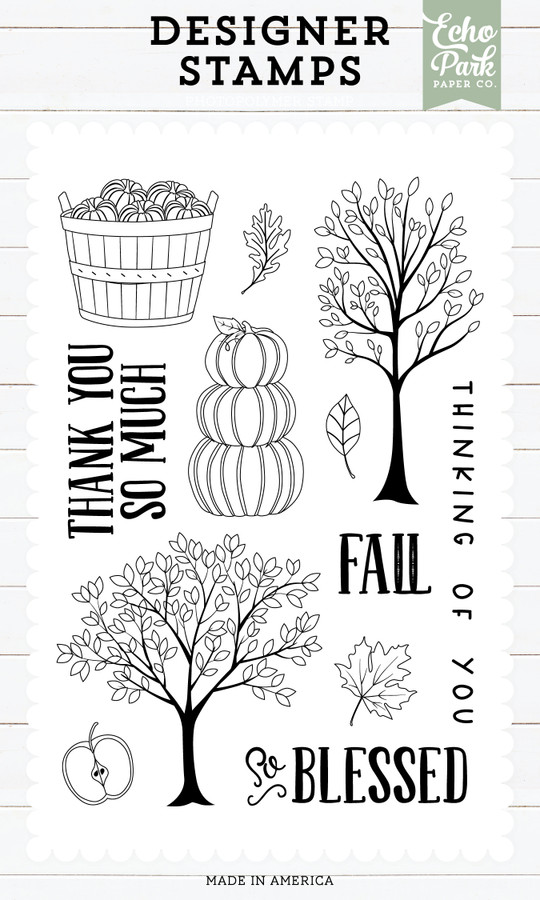 Fall Trees Stamp Set