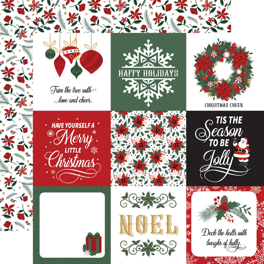 Santa Claus: 4x4 Journaling Cards 12x12 Patterned Paper
