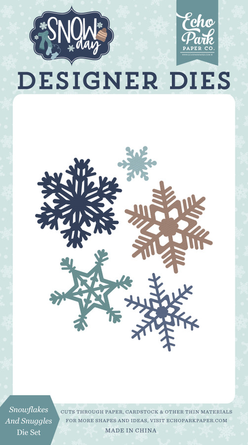 Snow Day: Snowflakes And Snuggles Small Die Set