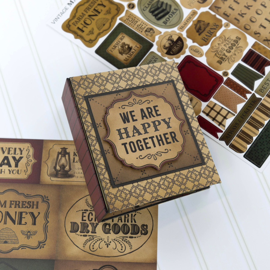 Vintage Market Mini Album Digital Instructions