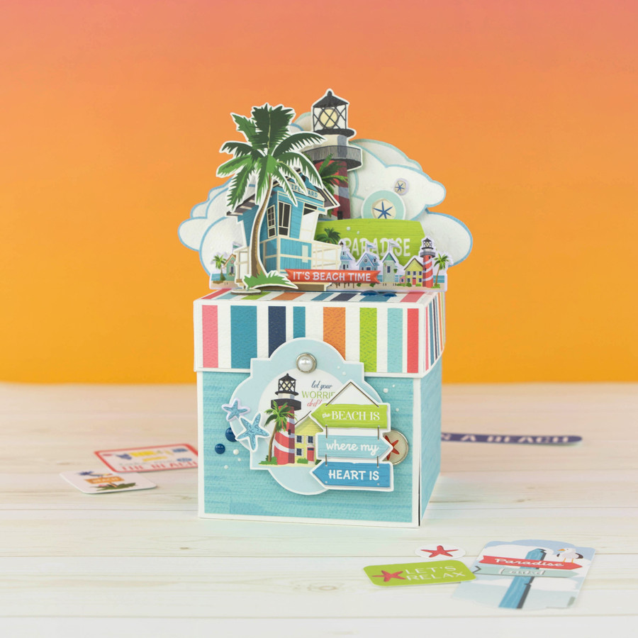 Pop Out Box 3D SVG Cut File