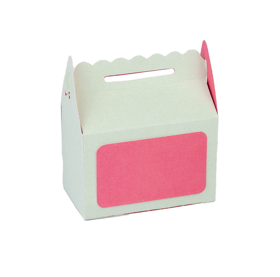 Rectangular Scalloped Gable Box 3D SVG File