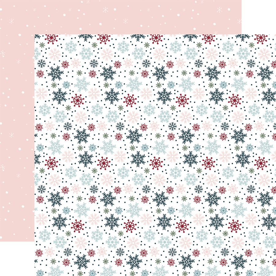 Winter Fun: Winter Is Coming Snowflakes 12x12 Patterned Paper