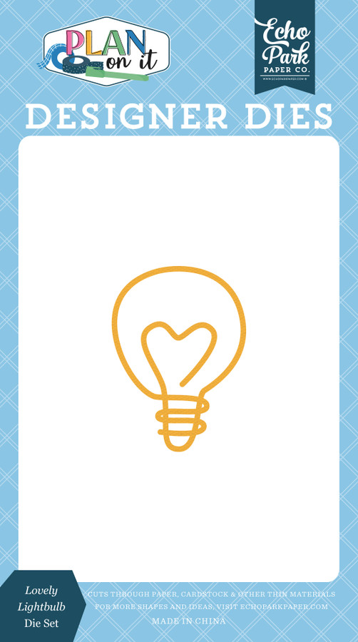 Plan On It: Lovely Lightbulb Small Die Set