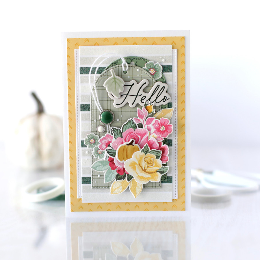 Essentials Glitter Hello Card Digital Instructions