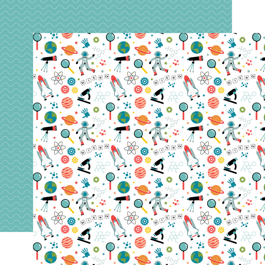 Field Trip: Science Essentials 12x12 Patterned Paper