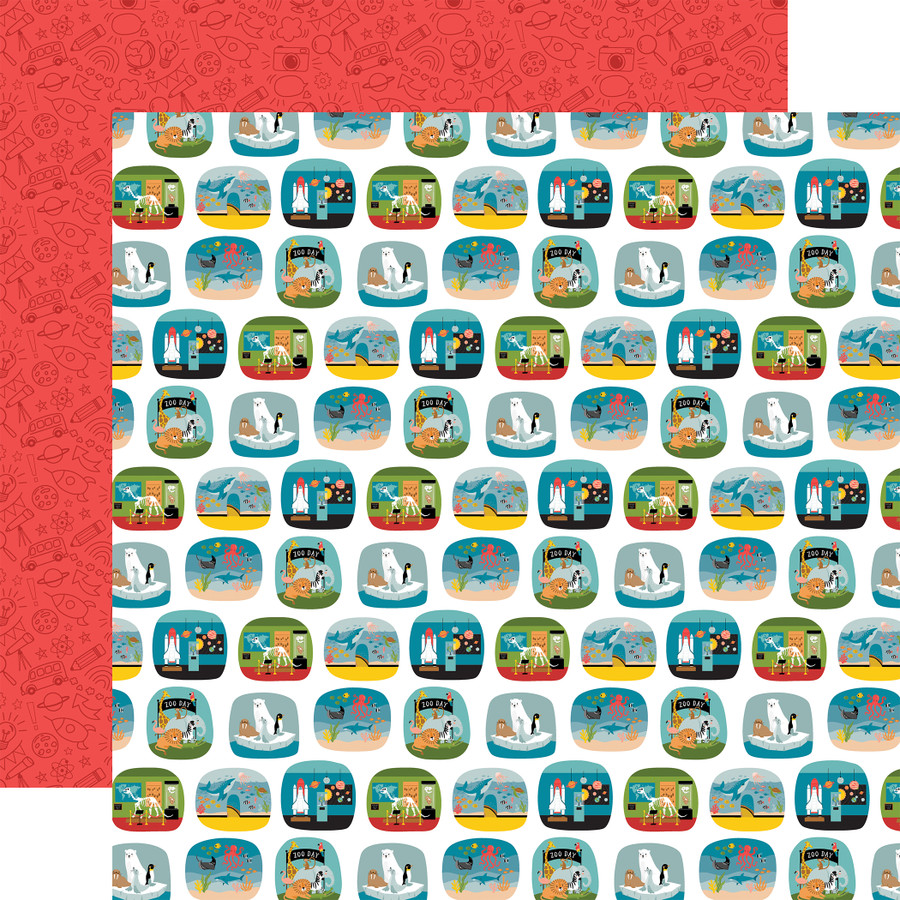 Field Trip: Adventure Snapshots 12x12 Patterned Paper