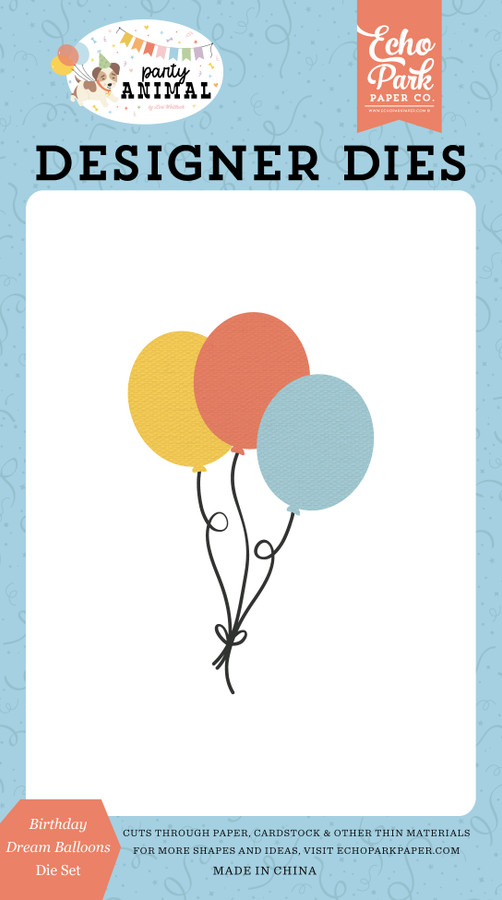 Party Animal: Birthday Dream Balloons Small Die Set