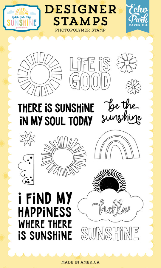 You Are My Sunshine: Life Is Good Stamp Set
