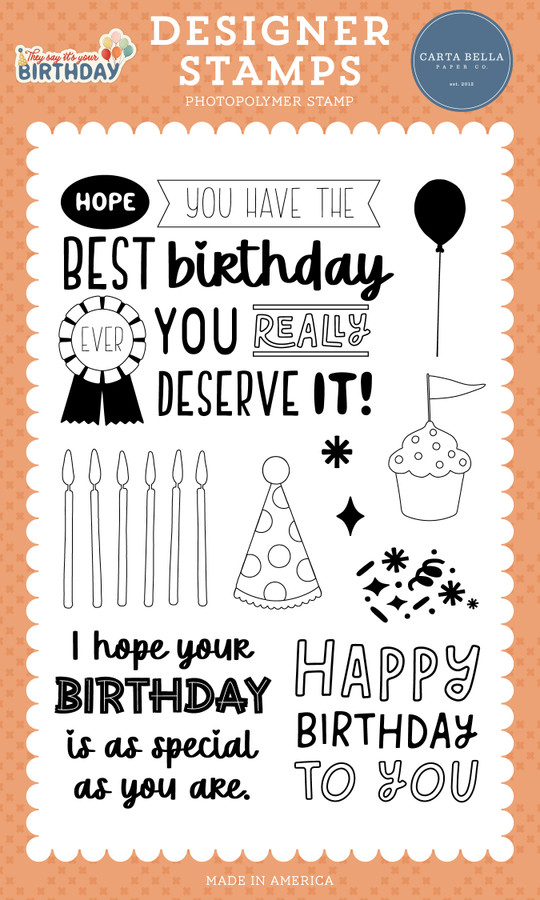 They Say It's Your Birthday: Special Birthday Stamp Set