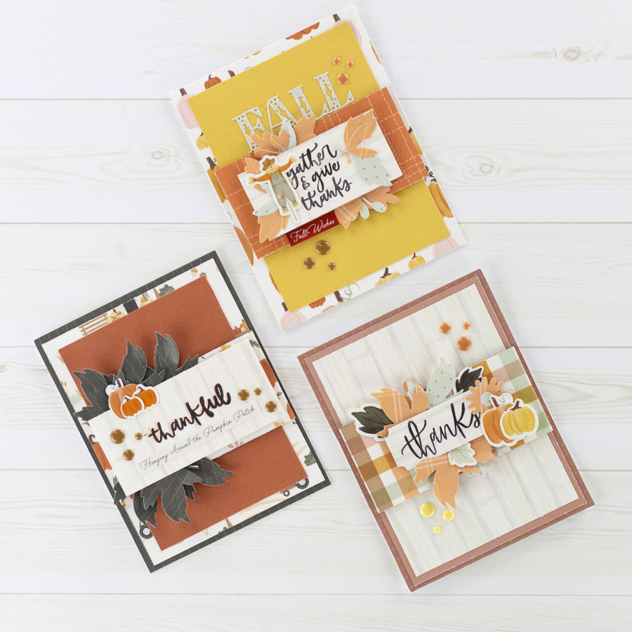 It's Autumn Card Trio Digital Instructions