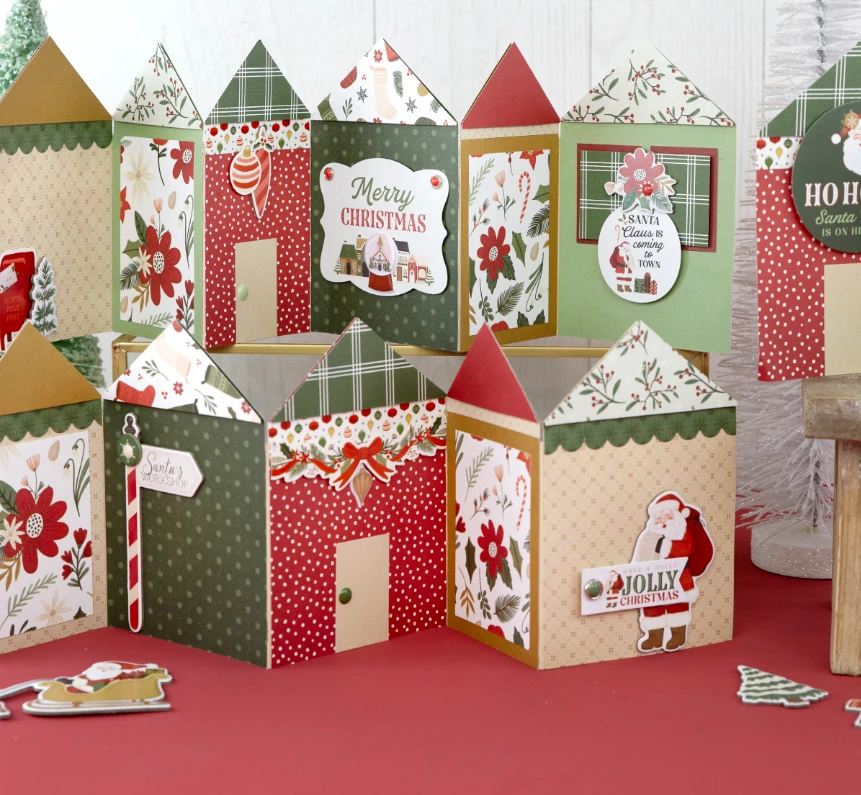 Christmas Village Accordion Houses Digital Instructions