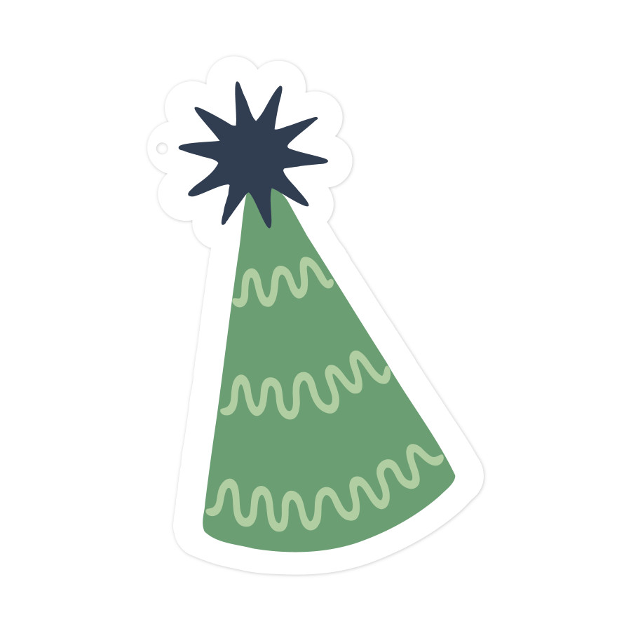 Party Hat Album SVG Cut File