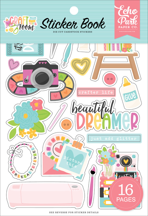Craft Room Sticker Book