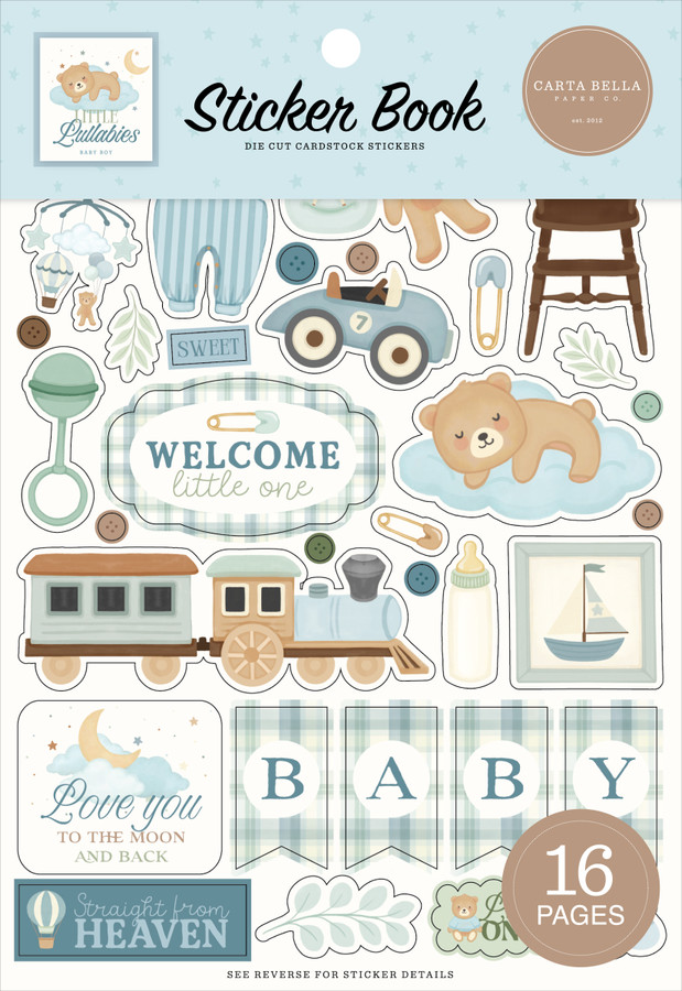 Little Lullabies - Baby Boy Sticker Book