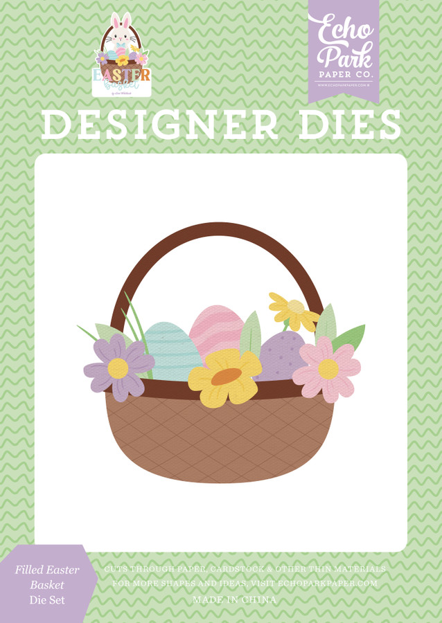Easter Basket: Filled Easter Basket Medium Die Set