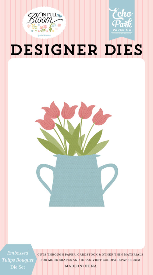 In Full Bloom: Embossed Tulips Bouquet Small Die Set