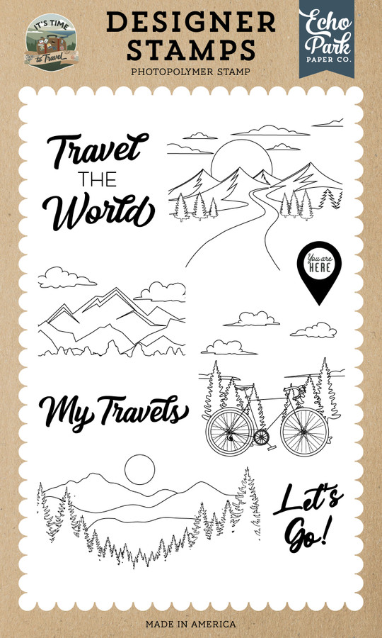 It's Time To Travel: Scenic Views Stamp Set