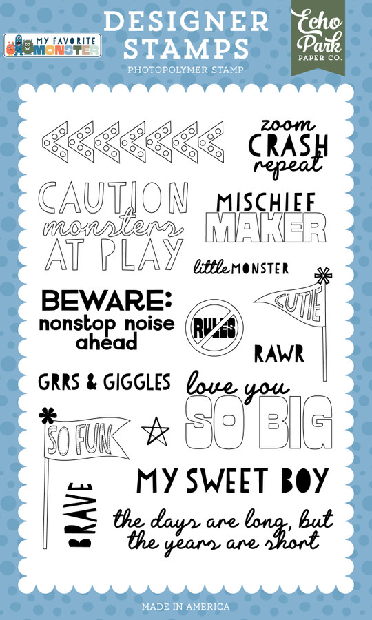My Favorite Monster: Mischief Maker Stamp Set