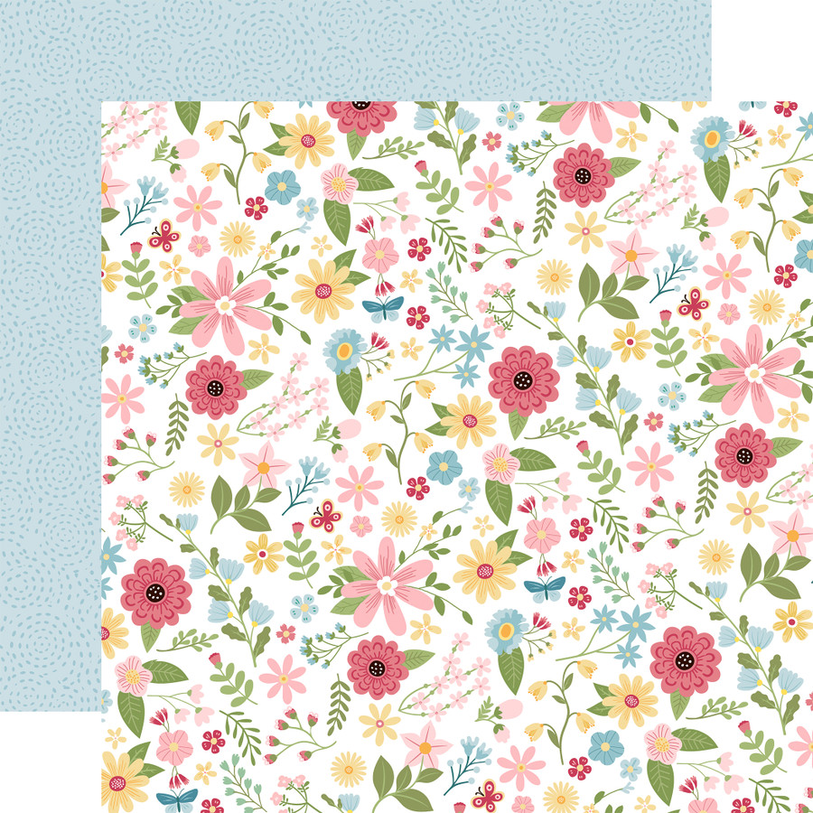 In Full Bloom: Full Bloom Floral 12x12 Patterned Paper
