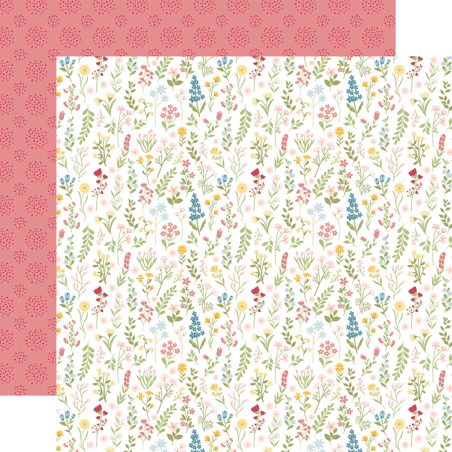 In Full Bloom: Sunny Stems 12x12 Patterned Paper