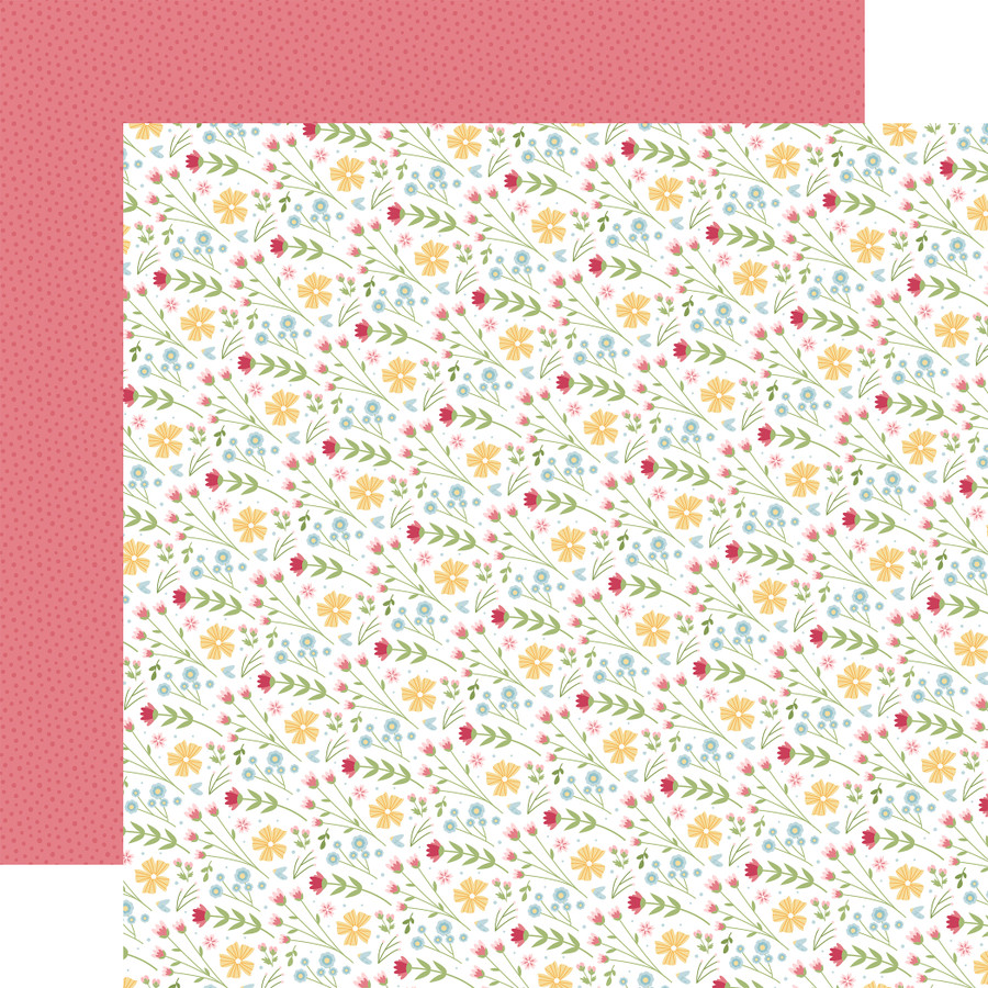 In Full Bloom: Market Flowers 12x12 Patterned Paper