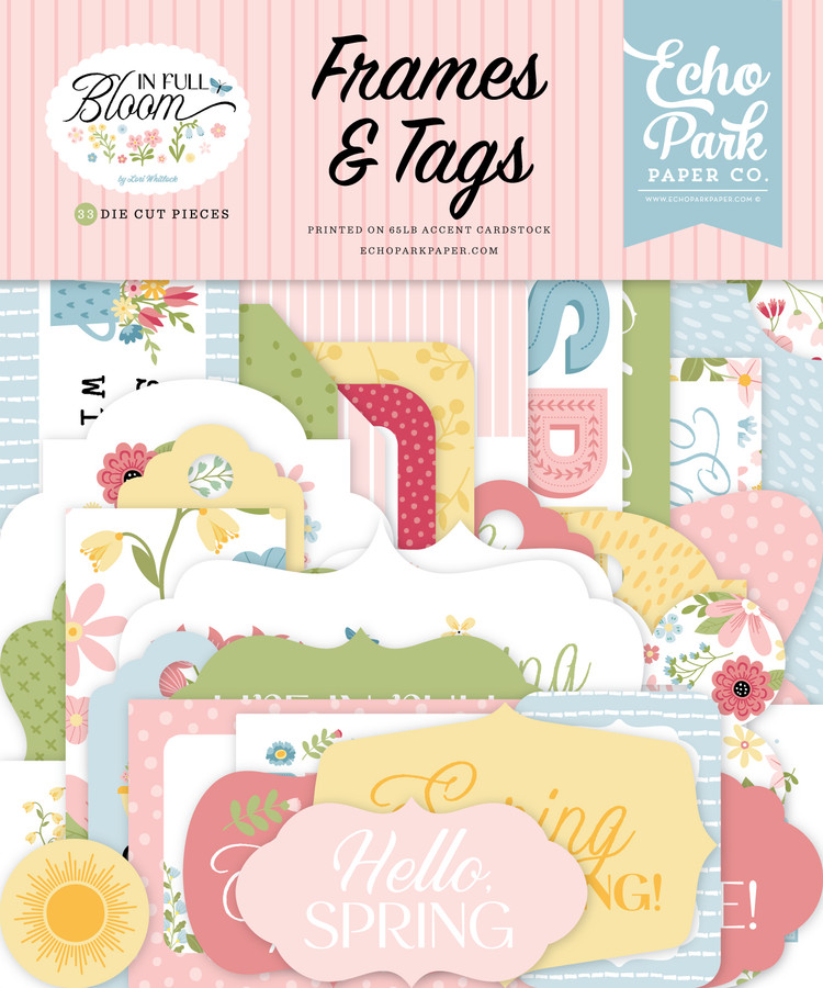 In Full Bloom Frames & Tags