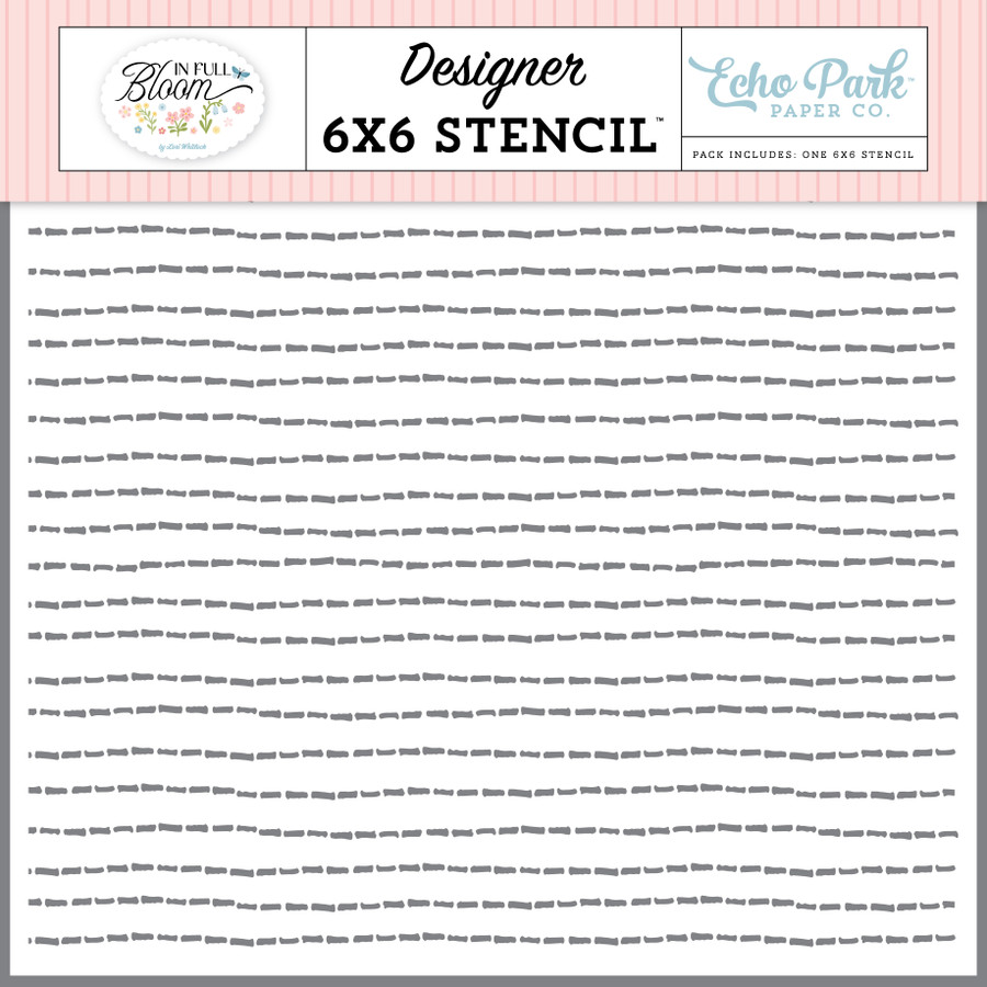 In Full Bloom: Happy Spring Trails Stencil