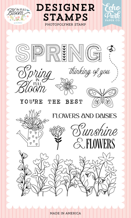 In Full Bloom: Flowers And Daisies Stamp Set