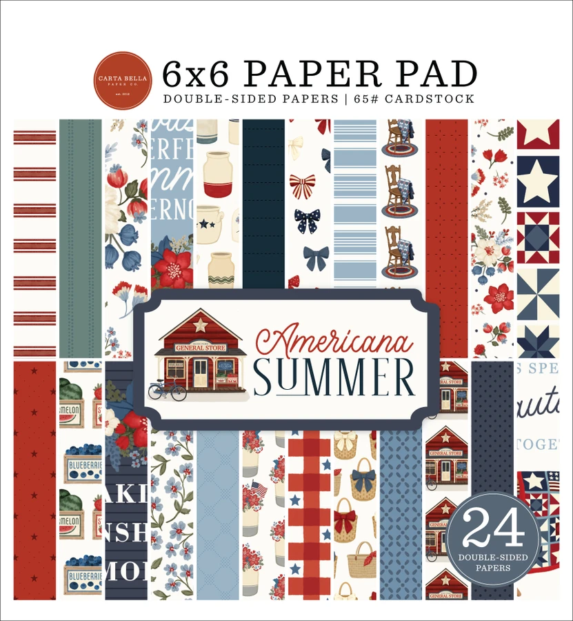 Americana Summer 6x6 Paper Pad