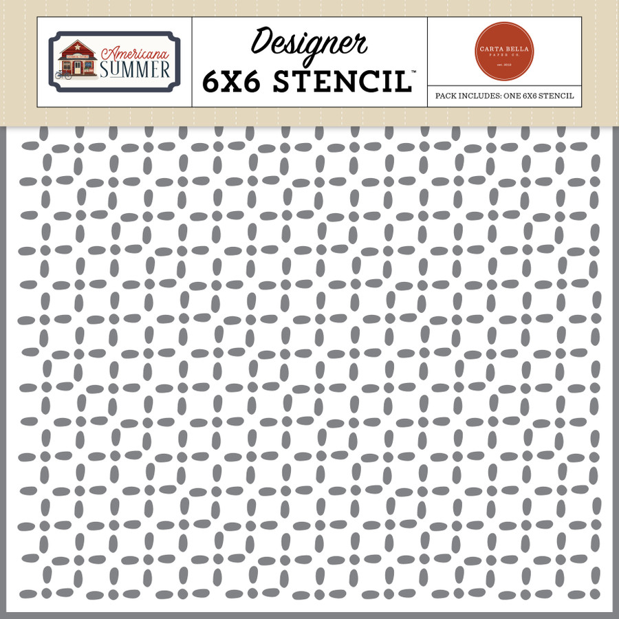 Americana Summer: Stitched Summer Stencil