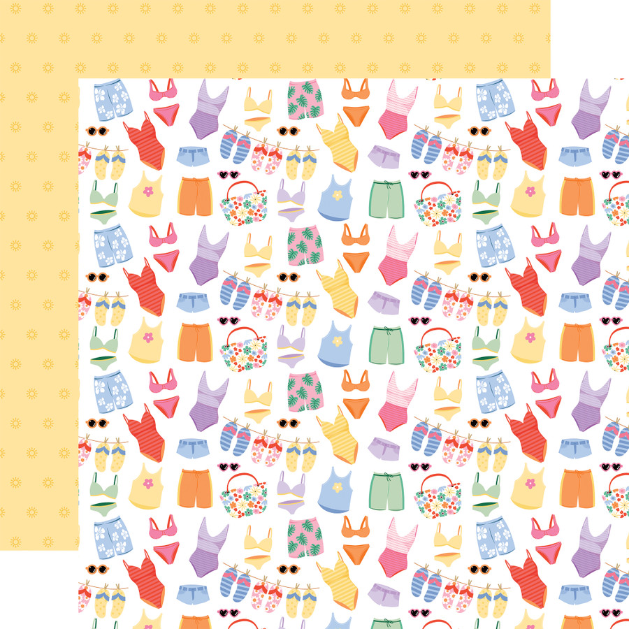 Our Groovy Summer: Summer Day Essentials 12x12 Patterned Paper