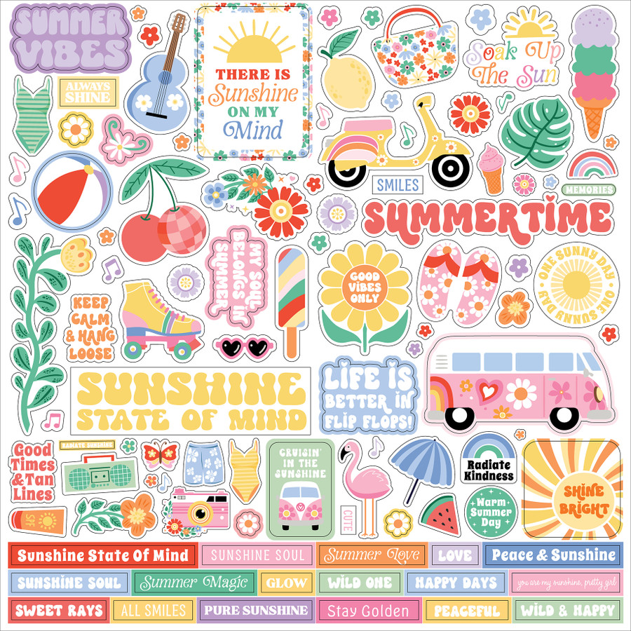 Our Groovy Summer Element Sticker