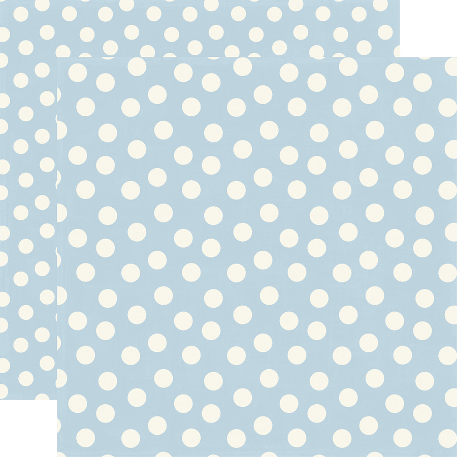 Mouse And Me: Light Blue Dot 12x12 Patterned Paper