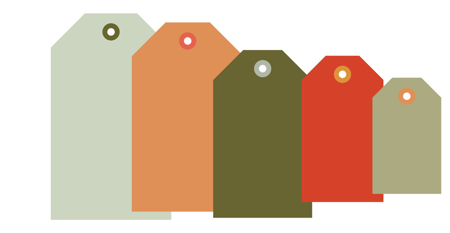 Tags Set SVG Cut File