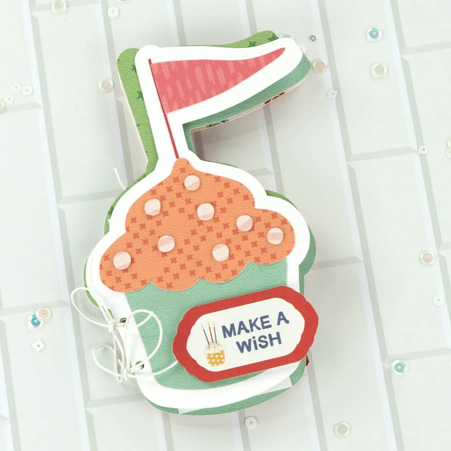 They Say It's Your Birthday: Cupcake Mini Album Digital Instructions