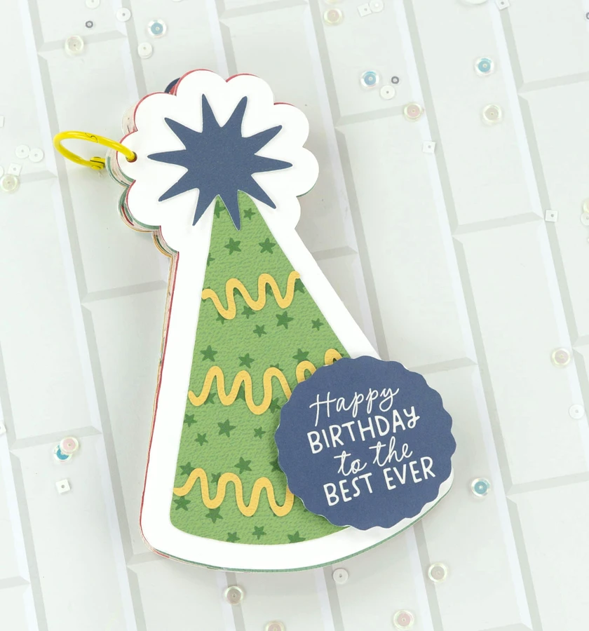 They Say It's Your Birthday: Party Hat Mini Album Digital Instructions